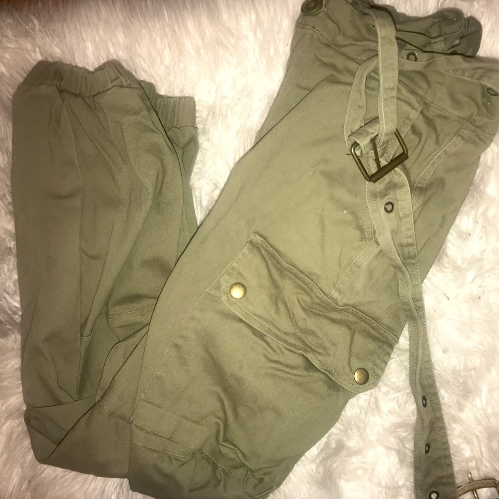 Olive Cargo Pants Fashion Nova